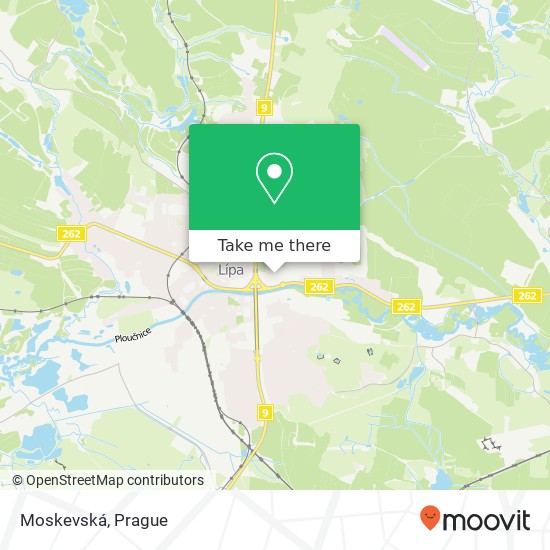 Moskevská map