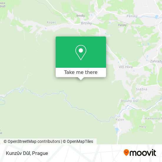 Карта Kunzův Důl