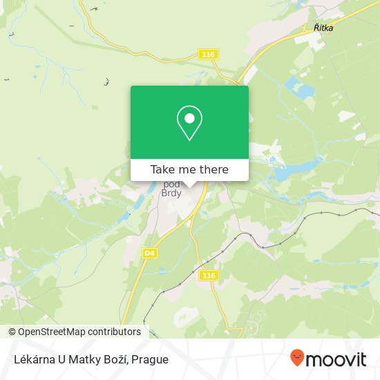 Lékárna U Matky Boží map