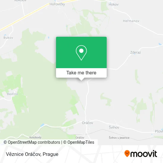 Карта Věznice Oráčov
