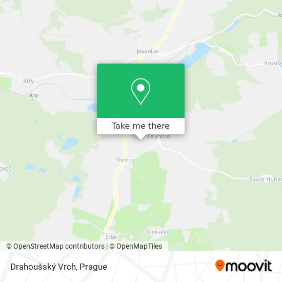 Drahoušský Vrch map