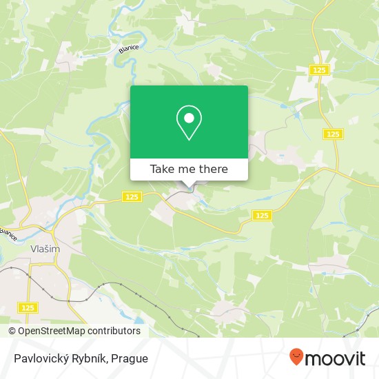Pavlovický Rybník map