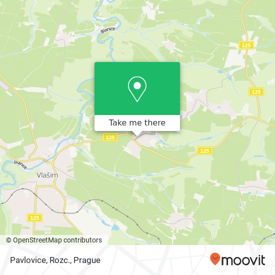 Pavlovice, Rozc. map