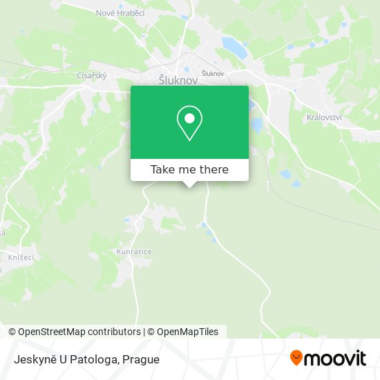 Jeskyně U Patologa map