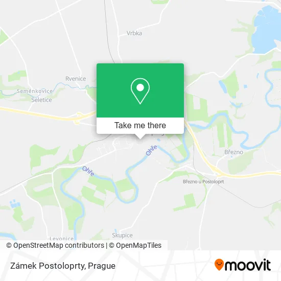 Карта Zámek Postoloprty