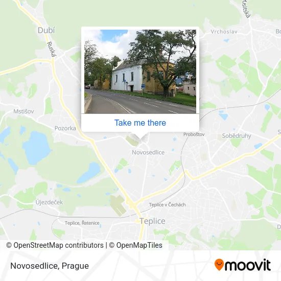 Карта Novosedlice