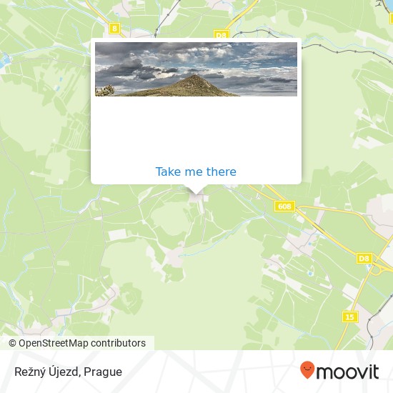 Režný Újezd map