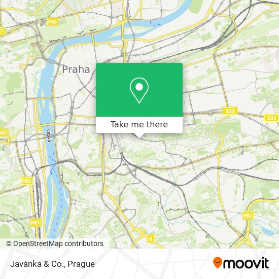 Javánka & Co. map
