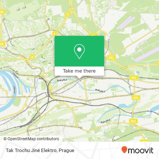 Карта Tak Trochu Jiné Elektro