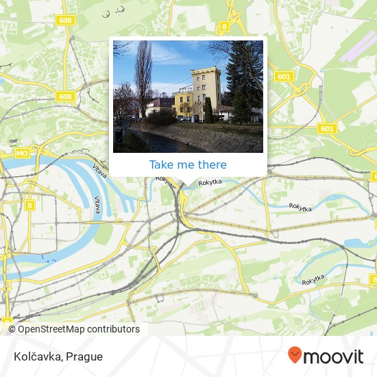 Kolčavka map