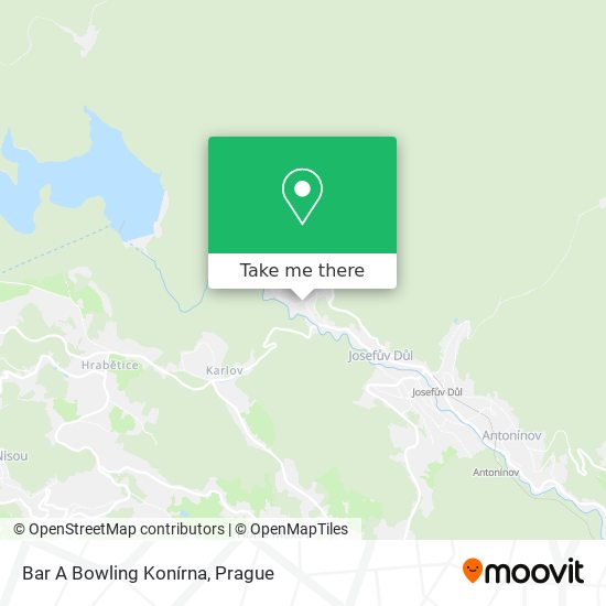 Bar A Bowling Konírna map