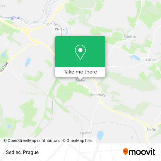 Карта Sedlec