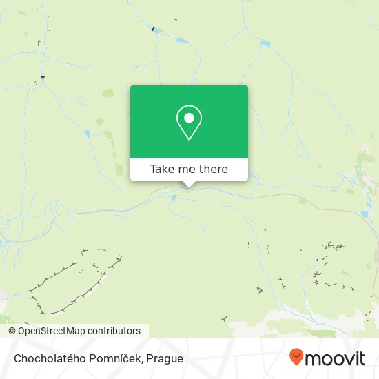 Chocholatého Pomníček map