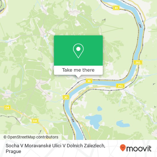 Socha V Moravanské Ulici V Dolních Zálezlech map