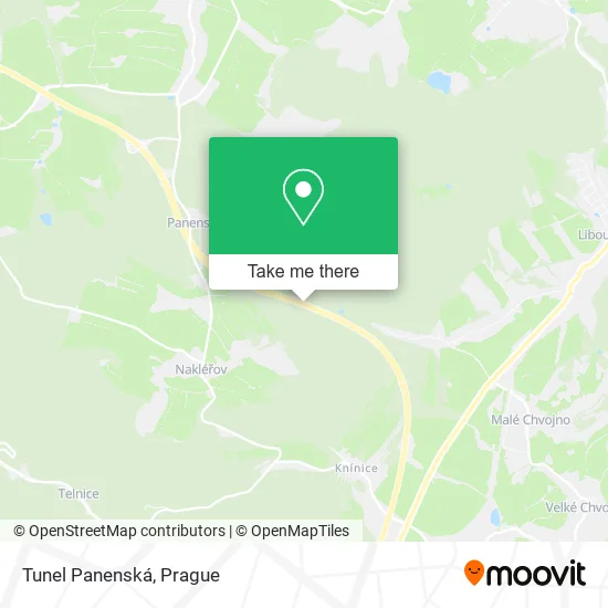 Карта Tunel Panenská