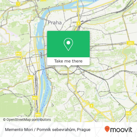 Memento Mori / Pomník sebevrahům map