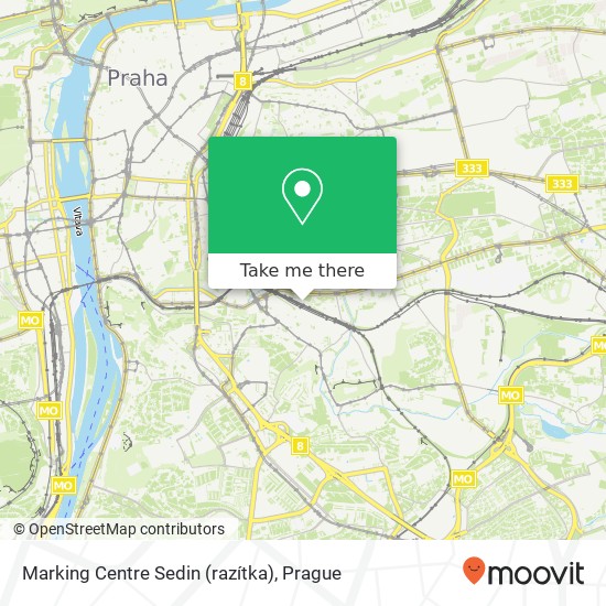 Marking Centre Sedin (razítka) map