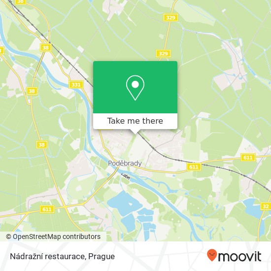 Nádražní restaurace map