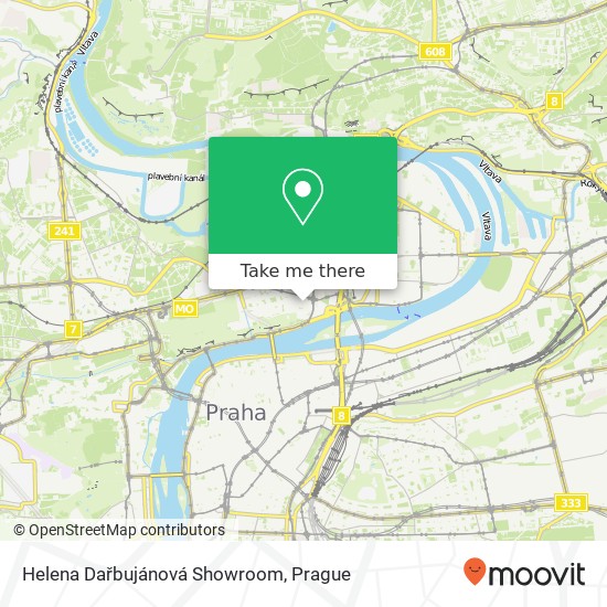 Helena Dařbujánová Showroom map