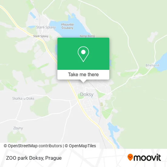 Карта ZOO park Doksy