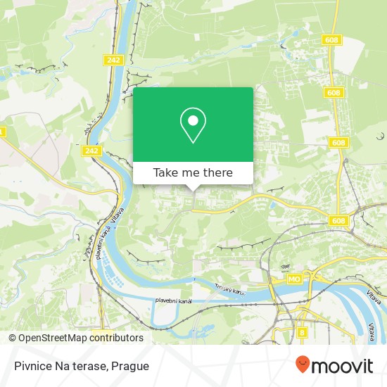 Pivnice Na terase map