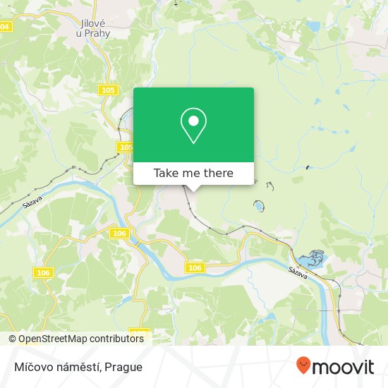 Míčovo náměstí map