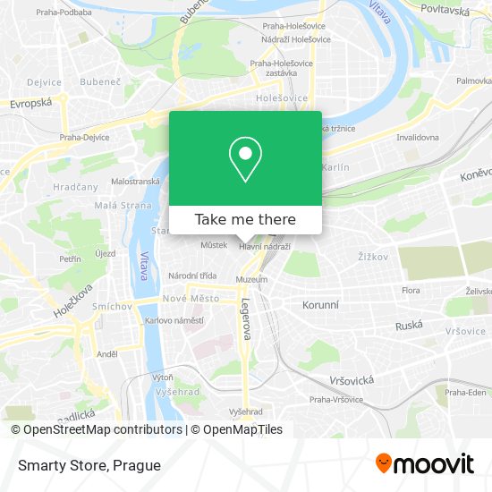 Smarty Store map