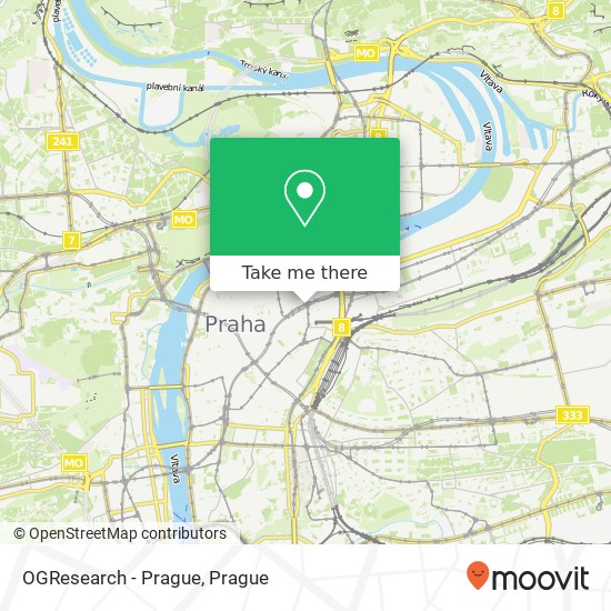 OGResearch - Prague map