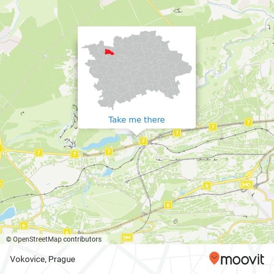 Карта Vokovice