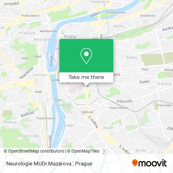 Neurologie MUDr.Mazárova´ map