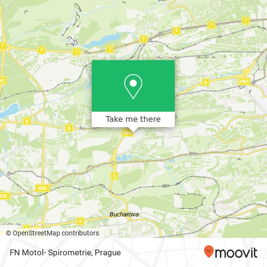 FN Motol- Spirometrie map