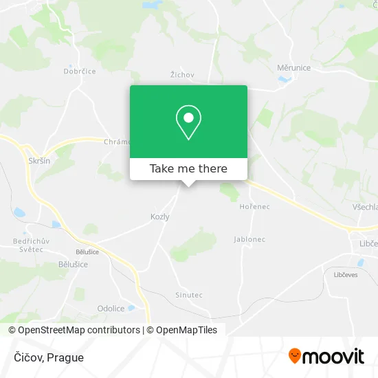 Карта Čičov