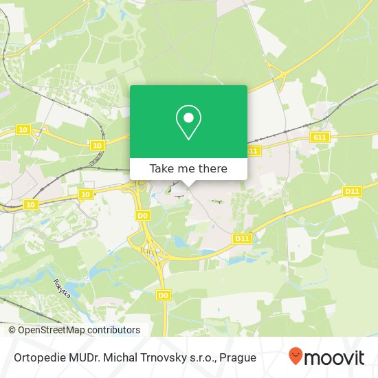 Карта Ortopedie MUDr. Michal Trnovsky s.r.o.