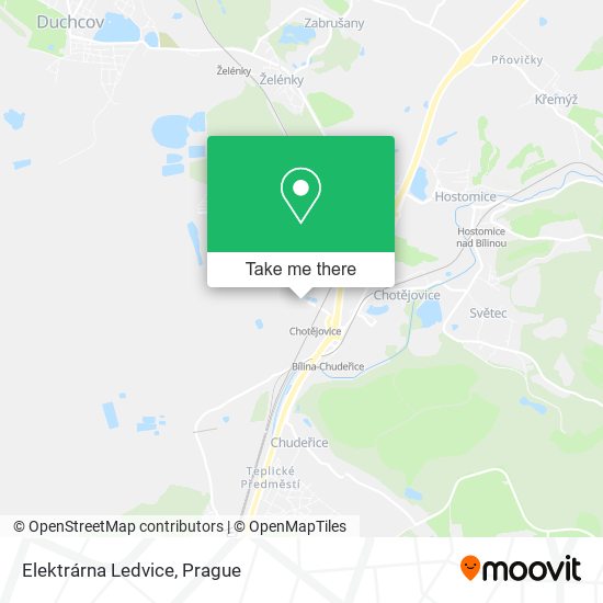 Elektrárna Ledvice map