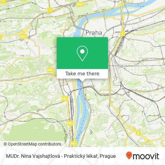 MUDr. Nina Vajshajtlová - Praktický lékař map