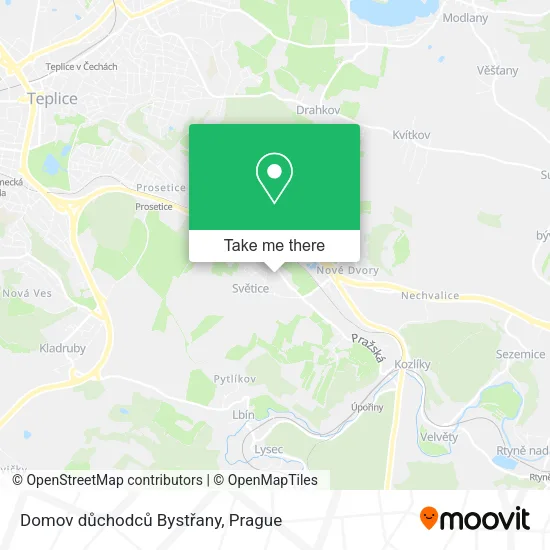 Карта Domov důchodců Bystřany