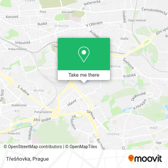 Карта Třešňovka
