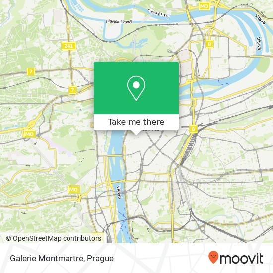 Карта Galerie Montmartre