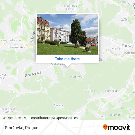 Карта Smržovka