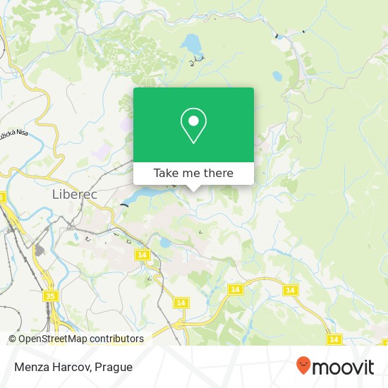 Карта Menza Harcov