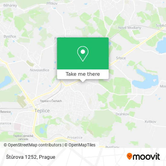 Карта Štůrova 1252