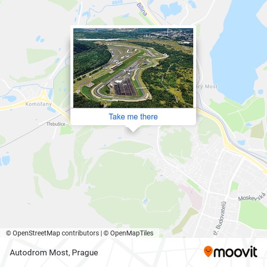 Карта Autodrom Most