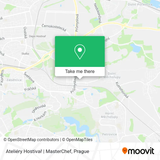 Карта Ateliéry Hostivař | MasterChef