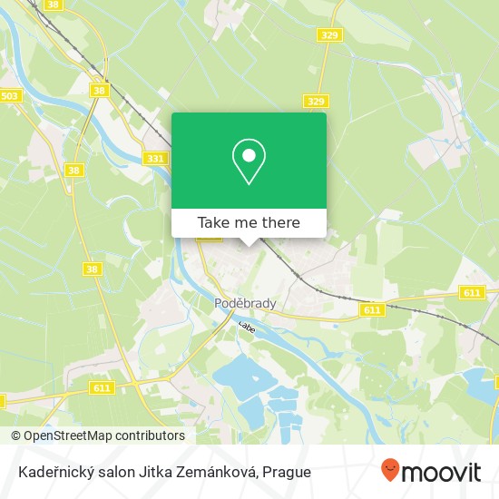 Kadeřnický salon Jitka Zemánková map
