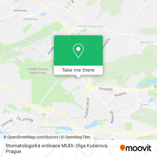 Stomatologická ordinace MUDr. Olga Kučerová map