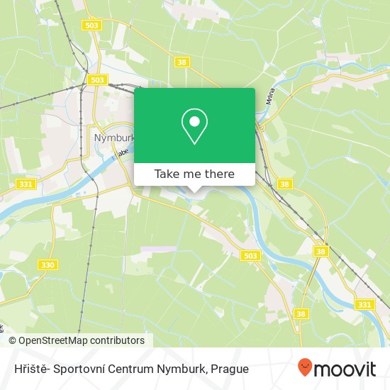 Hřiště- Sportovní Centrum Nymburk map