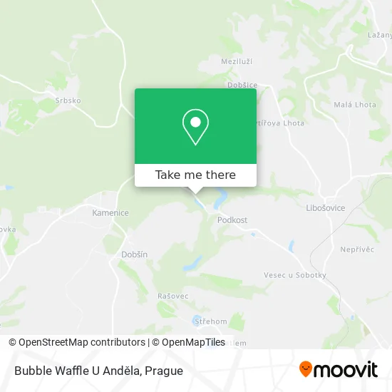 Карта Bubble Waffle U Anděla