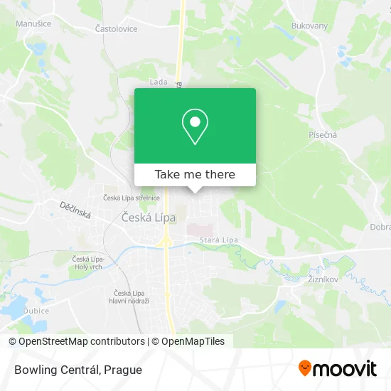 Карта Bowling Centrál