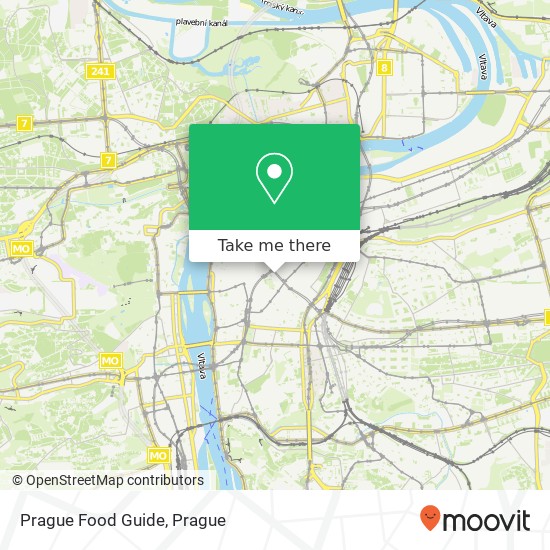 Карта Prague Food Guide
