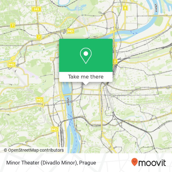 Карта Minor Theater (Divadlo Minor)